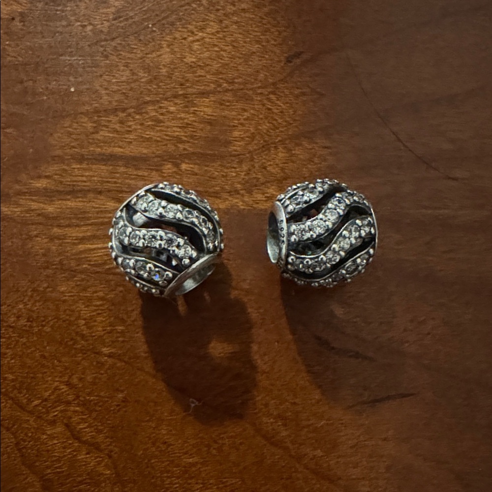 Pandora Sterling Silver Charms x2